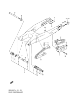 SUZUKI, Suzuki RMX 450 Z L4 E19, HINTERER SCHWINGARM