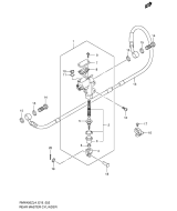 SUZUKI, RMX 450 L4, HINTERER HAUPTBREMSZYLINDER