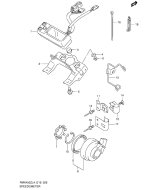 SUZUKI, Suzuki RMX 450 Z L4 E19, TACHOMETER