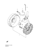 SUZUKI, Suzuki RMX 450 Z L4 E19, ZUENDMAGNET