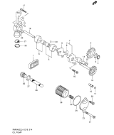 SUZUKI, RMX 450 L4, OEL PUMPE