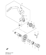 SUZUKI, RMX 450 L4, KICK STARTER