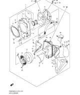 SUZUKI, RMX 450 L4, LUFTFILTER