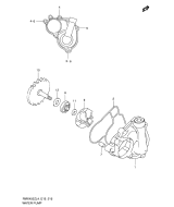 SUZUKI, Suzuki RMX 450 Z L4 E19, WASSER PUMPE