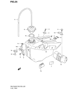 SUZUKI, Suzuki RMZ 450 K5 US E02, TREIBSTOFF TANK