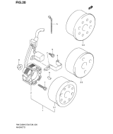 SUZUKI, Suzuki RMZ 450 K5 US E02, ZUENDMAGNET