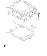 SUZUKI, Suzuki RMZ 450 K5 US E02, ZYLINDER