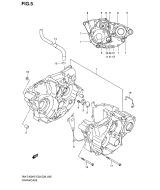 SUZUKI, Suzuki RMZ 450 K5 US E02, KURBELGEHAEUSE