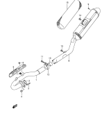 SUZUKI, Suzuki RMZ 450 K5 US E02, AUSPUFF