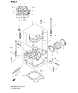 SUZUKI, Suzuki RMZ 450 K5 US E02, ZYLINDER KOPF