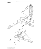 SUZUKI, LTA 750 X US King Quad K8, FRONT SCHWINGARM