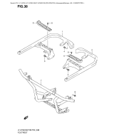 SUZUKI, LTA 750 X US King Quad K8, FUSSSTUETZE