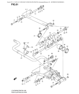 SUZUKI, LTA 750 X US King Quad K8, HINTERER SCHWINGARM