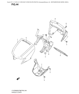 SUZUKI, LTA 750 X US King Quad K8, GRIFFABDECKUNG