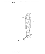 SUZUKI, LTA750 X K8 US, HINTERER STOSSDAEMPFER