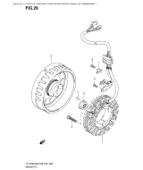 SUZUKI, LTA 750 X US King Quad K8, ZUENDMAGNET