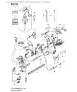 SUZUKI, LTA 750 X US King Quad K8, KABELBAUM