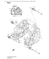 SUZUKI, LTA750 X K8 US, KURBELGEHAEUSE