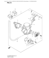 SUZUKI, LTA 750 X US King Quad K8, DROSSELGEHAEUSE