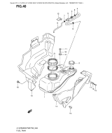 SUZUKI, LTA 750 X US King Quad K8, TREIBSTOFF TANK