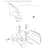 SUZUKI, LTA 500 F Quad Master K1, FINGER VERKLEIDUNG