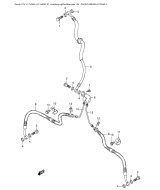 SUZUKI, LTA 500 F K1, FRONT BREMS LEITUNG