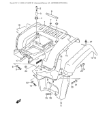 SUZUKI, LTA 500 F Quad Master K1, HINTERER KOTFLUEGEL