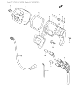 SUZUKI, LTA 500 F K1, TACHOMETER