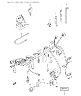 SUZUKI, LTA 500 F Quad Master K1, KABELBAUM