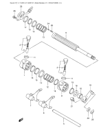 SUZUKI, LTA 500 F Quad Master K1, SCHALTHEBEL