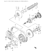 SUZUKI, LTA 500 F Quad Master K1, GETRIEBE 1