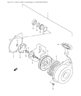 SUZUKI, LTA 500 F K1, RUECKSTOSS STARTER