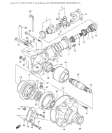 SUZUKI, LTA 500 F Quad Master K1, KEGELRADGETRIEBE FRONT