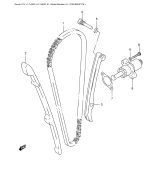 SUZUKI, LTA 500 F K1, STEUERKETTE