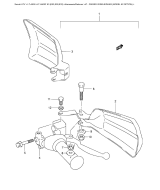 SUZUKI, LTA 500 F US Vinson K3, FINGER VERKLEIDUNG OPTION