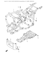 SUZUKI, LTA 500 F US Vinson K3, RAHMEN ABDECKUNG