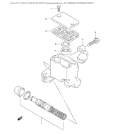 SUZUKI, LTA 500 F US Vinson K3, VORDERER HAUPTBREMSZYLINDER