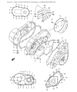 SUZUKI, LTA500F K3 US Neu, KURBELGEHAEUSE ABDECKUNG