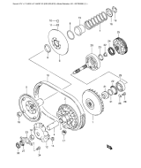 SUZUKI, LTA 500 F US Vinson K3, GETRIEBE 1