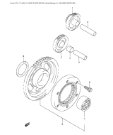 SUZUKI, LTA 500 F US Vinson K3, ANLASSER KUPPLUNG