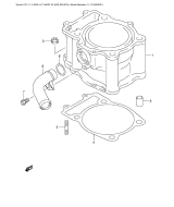 SUZUKI, LTA500F K3 US Neu, ZYLINDER