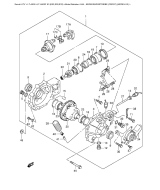 SUZUKI, LTA 500 F US Vinson K3, KEGELRADGETRIEBE FRONT