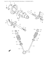 SUZUKI, LTA500F K3 US Neu, NOCKENWELLE VENTIL