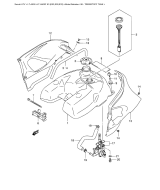 SUZUKI, LTA 500 F US Vinson K3, TREIBSTOFF TANK