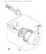 SUZUKI, LTA500F K3 US Neu, RUECKSTOSS STARTER