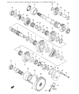 SUZUKI, LTA 500 F US Vinson K3, GETRIEBE 2