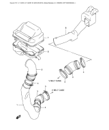 SUZUKI, LTA 500 F US Vinson K3, RIEMEN LUEFTUNGSKANAL