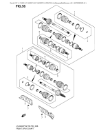 SUZUKI, LTA500XP L0 US, ANTRIEBSWELLE