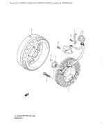 SUZUKI, LTA 500 XP US King Quad L0, ZUENDMAGNET