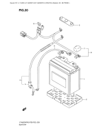 SUZUKI, LTA500XP L0 US, BATTERIE